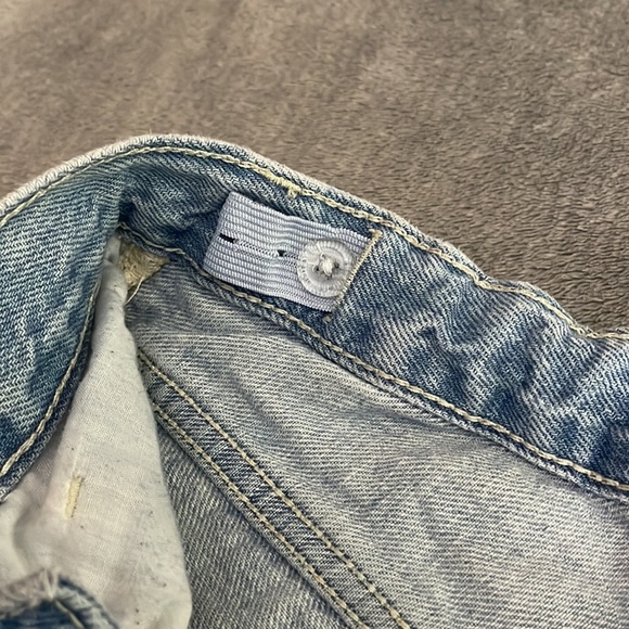 Old Navy distressed Jeans - O.G. Straight Highrise - size 14 plus - button fly - Picture 11 of 14